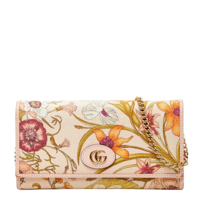 GUCCI（グッチ） GGマーモント フローラ ショルダー チェーン