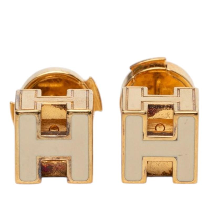 HERMES（エルメス） ガ―ジュドアッシュ Hキューブ スタッドピアス
