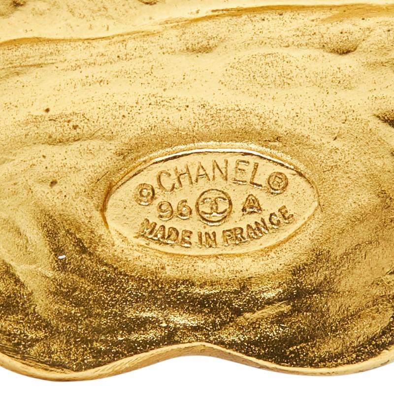 シャネル　ヴィンテージのココマークブローチ CHANEL（シャネル） ココマーク ヴィンテージ ブローチ 96A ゴールド