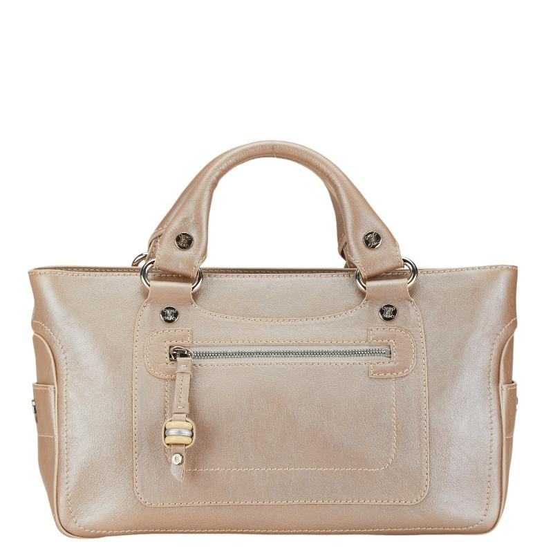 CELINE セリーヌ ブギーバッグ ハンドバッグ ベージュ CELINE セリーヌ ブギーバッグ ハンドバッグ ベージュ