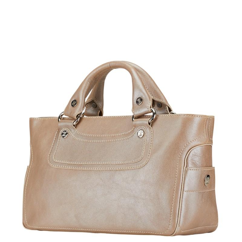 CELINE セリーヌ ブギーバッグ ハンドバッグ ベージュ CELINE セリーヌ ブギーバッグ ハンドバッグ ベージュ