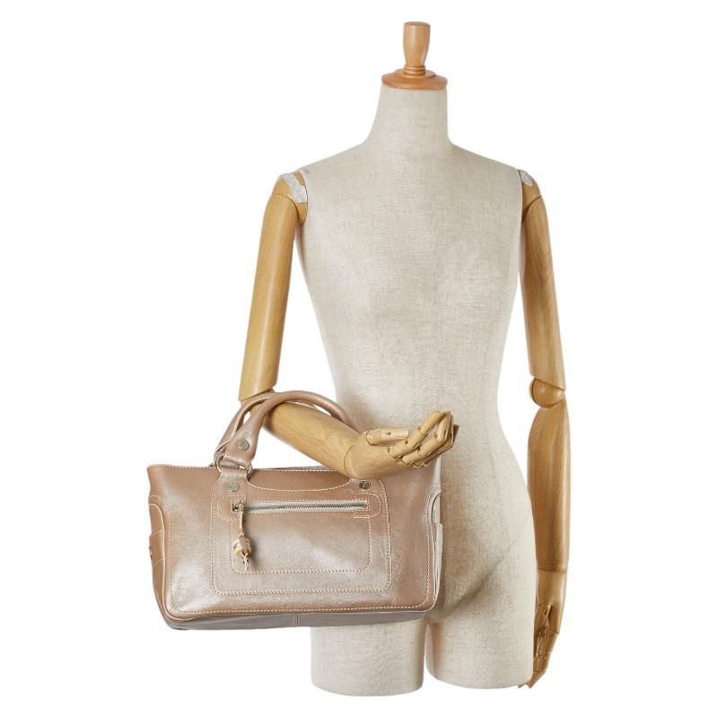 CELINE セリーヌ ブギーバッグ ハンドバッグ ベージュ CELINE セリーヌ ブギーバッグ ハンドバッグ ベージュ