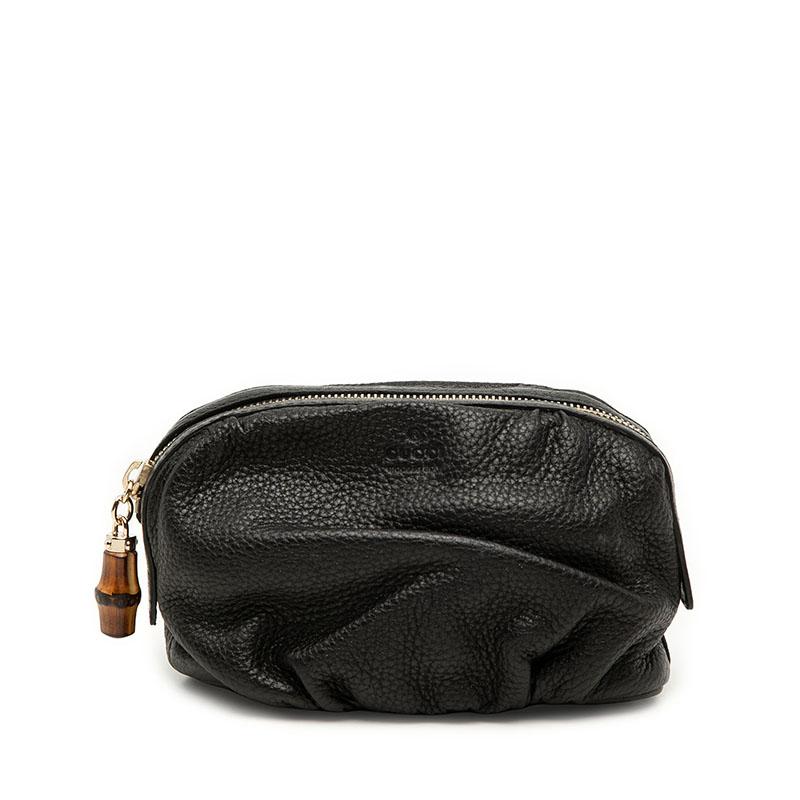 GUCCI（グッチ） バンブー コスメポーチ アクセサリーポーチ 246175