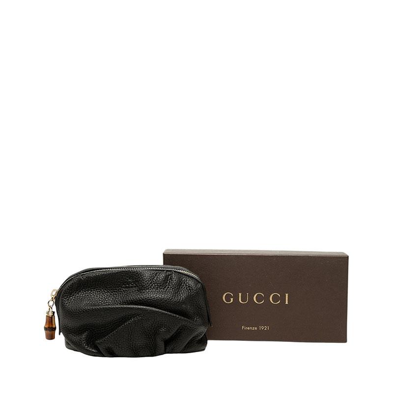 GUCCI（グッチ） バンブー コスメポーチ アクセサリーポーチ 246175