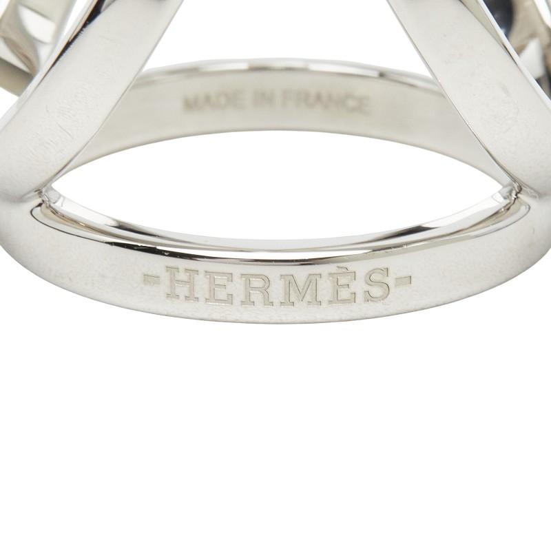 HERMES（エルメス） トリオ スカーフリング シルバー メタル