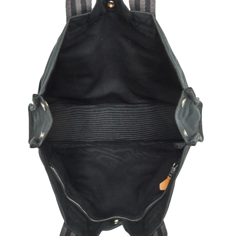 【美品】HERMES エルメス ノベルティ　フールトゥ トートバッグ　ブラック HERMES（エルメス） フールトゥMM トートバッグ ハンドバッグ ブラック