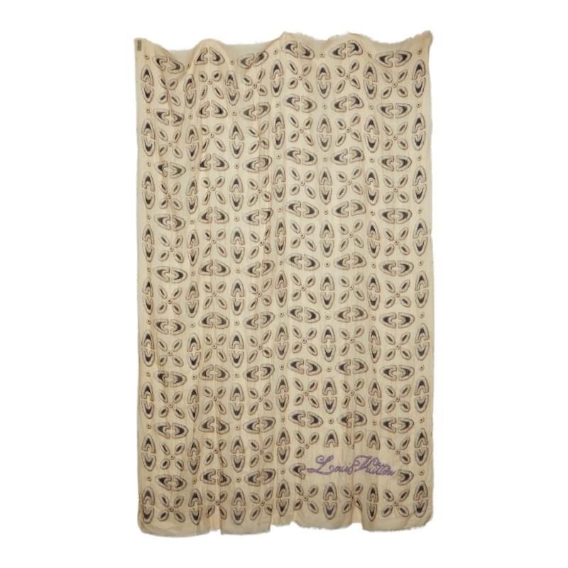 LOUIS VUITTON(ルイヴィトン) 大判ショール　ベージュ LOUIS VUITTON（ルイ・ヴィトン） ルイ ヴィトン 大判 ストール