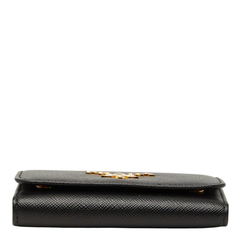 PRADA（プラダ） サフィアーノ 4連 キーケース 1PG004 ブラック NERO