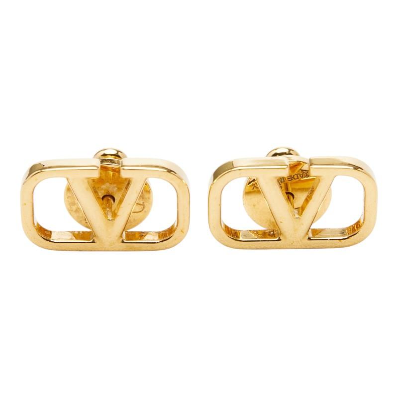 VALENTINO（ヴァレンティノ） Vロゴ シグネチャー スタッドピアス