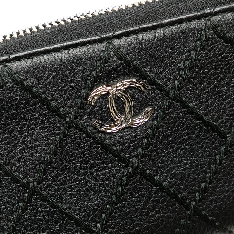CHANEL シャネル ワイルドステッチ ラウンドファスナー コインケース