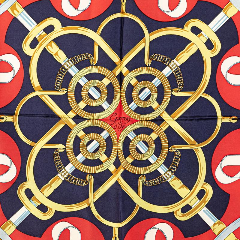 HERMES エルメス カレ90 Eperon d 