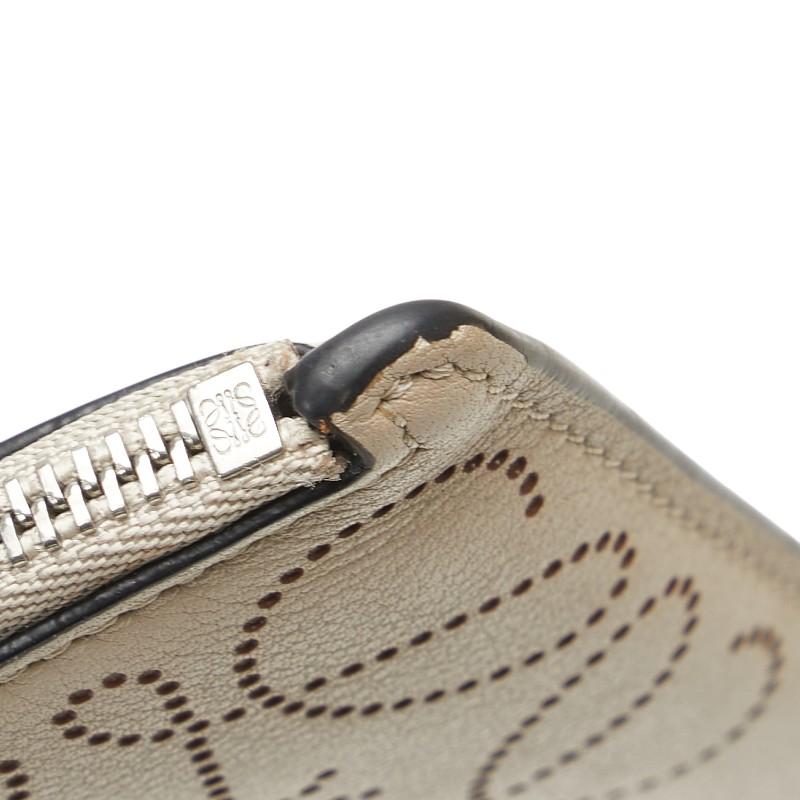 LOEWE（ロエベ） アナグラム コインケース ベージュ レザー レディース