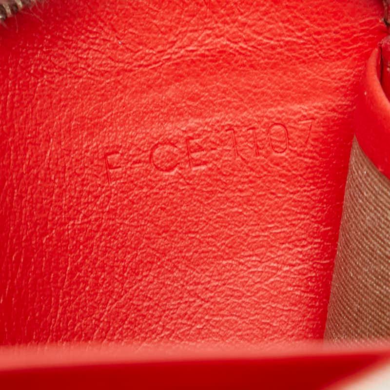 CELINE（セリーヌ） ロゴ 長財布 ブラウン レザー レディース 【中古