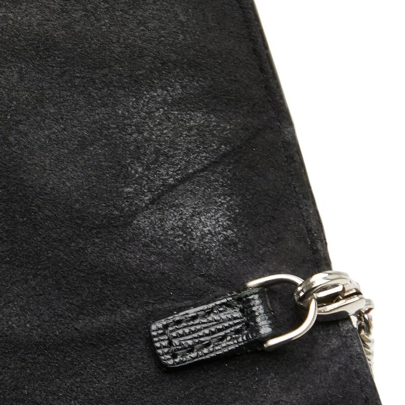 フェンディ カーリト スタッズ ショルダーバッグ ブラック レザー レディース FENDI 【中古】_4