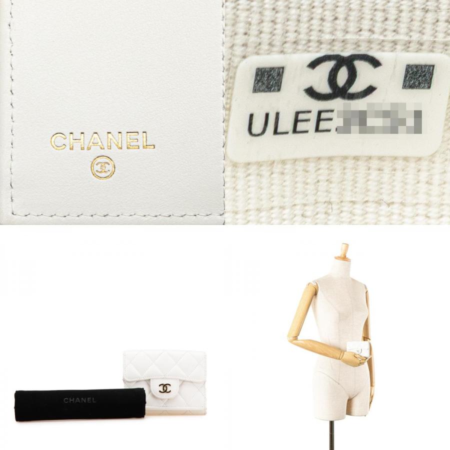 CHANEL（シャネル） マトラッセ ココマーク 三つ折り財布 コンパクト