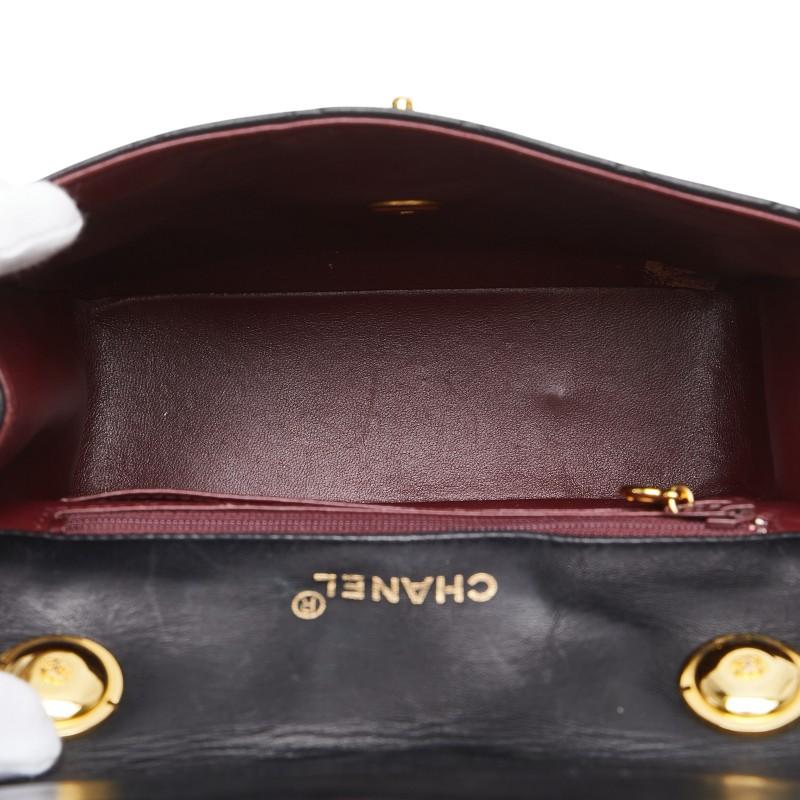 シャネル マトラッセ ココマーク ハンドバッグ ブラック ラムスキン レディース CHANEL 【中古】_7
