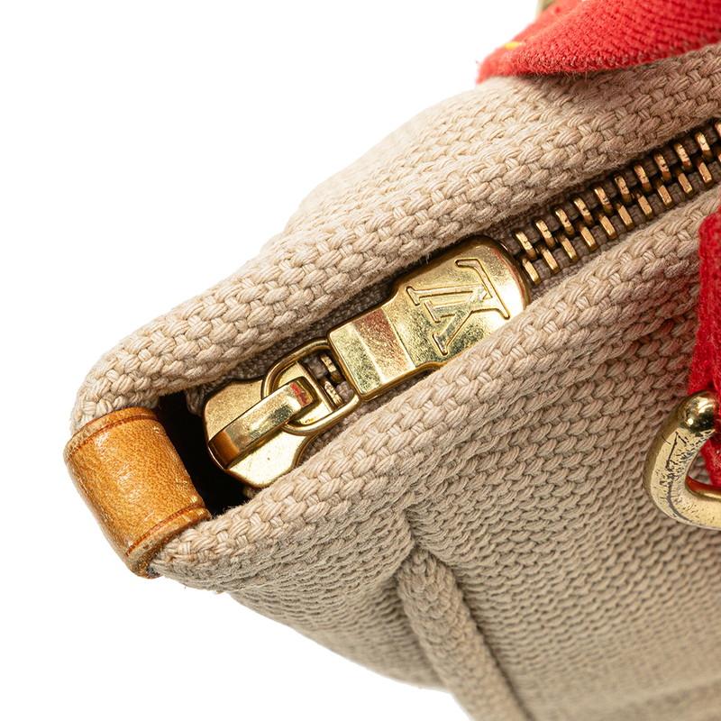 ルイ ヴィトン アンティグア カバPM ハンドバッグ M40038 ベージュ