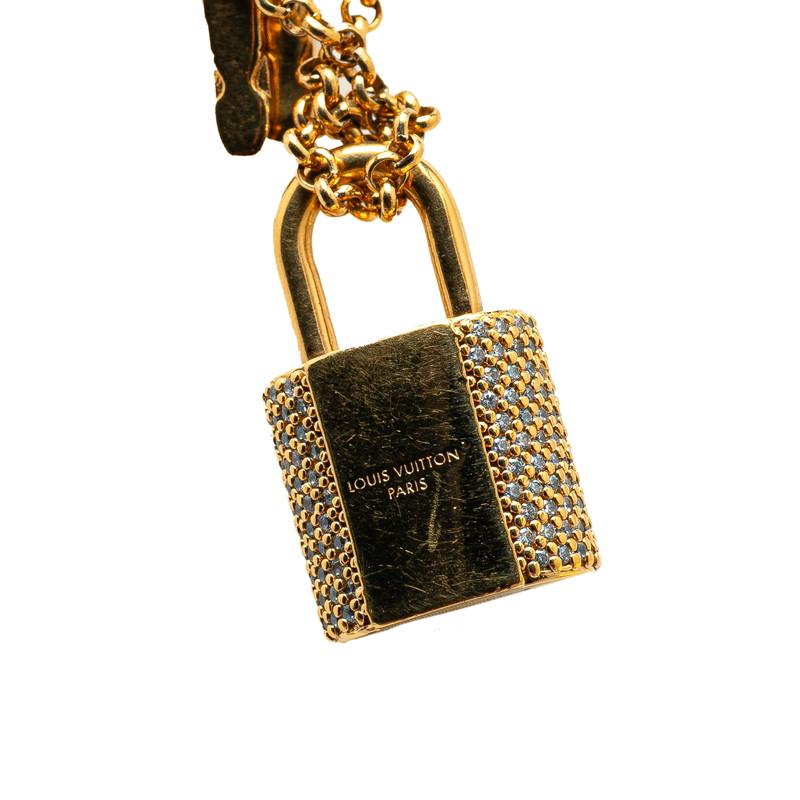 ルイ ヴィトン LV パドロック ペンダントネックレス M01593