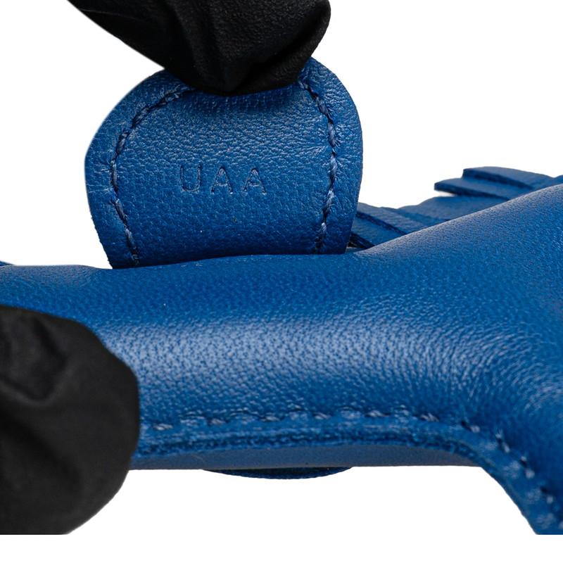 HERMES（エルメス） ロデオPM バッグチャーム ブルーザンジバル ブルー