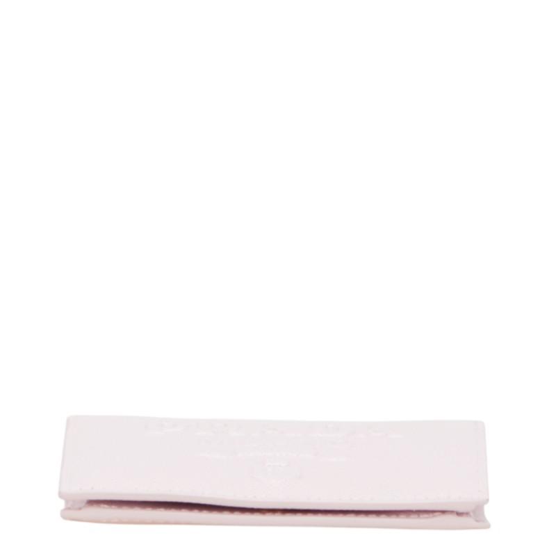 PRADA プラダ エンボスロゴ 二つ折り財布 ピンク サフィアーノ