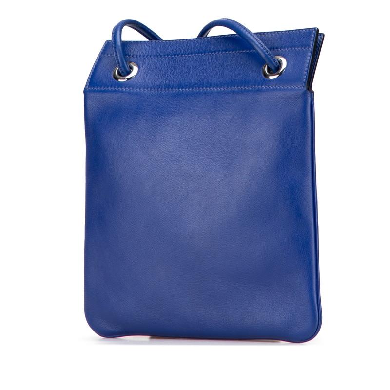 エルメス アリーヌ ミニ 斜め掛け ショルダーバッグ ブルー スイフト レディース HERMES 【中古】 HERMES（エルメス） アリーヌ ミニ 斜め掛け ショルダーバッグ ブルー
