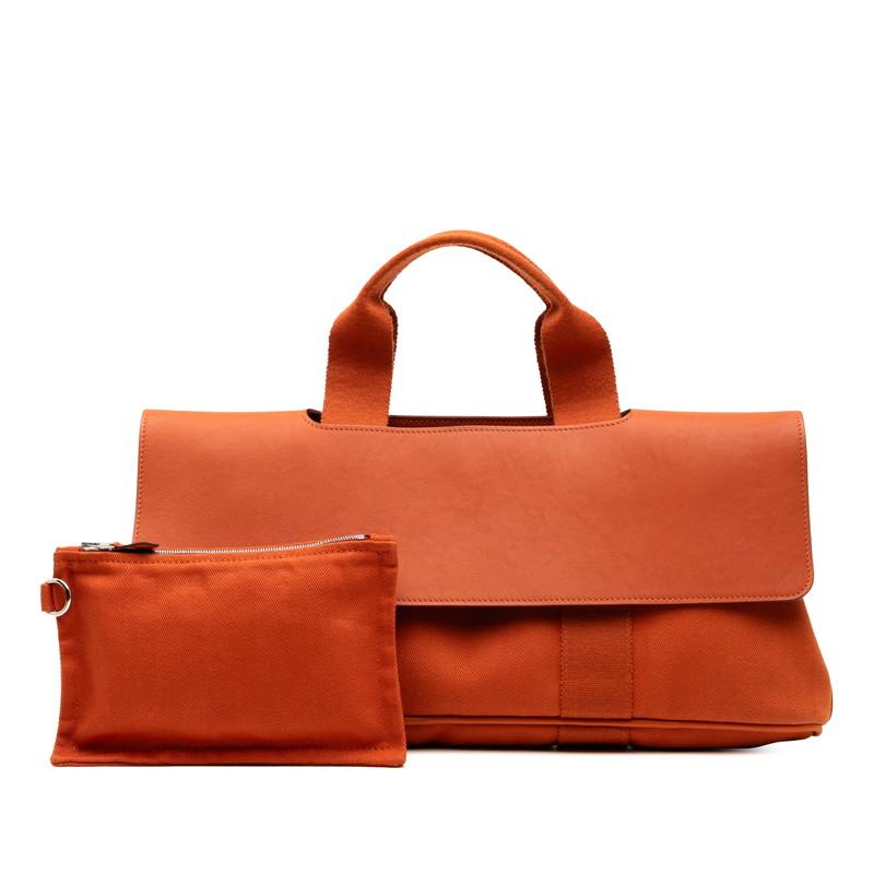 HERMES（エルメス） ヴァルパライソ ロングMM ハンドバッグ オレンジ 