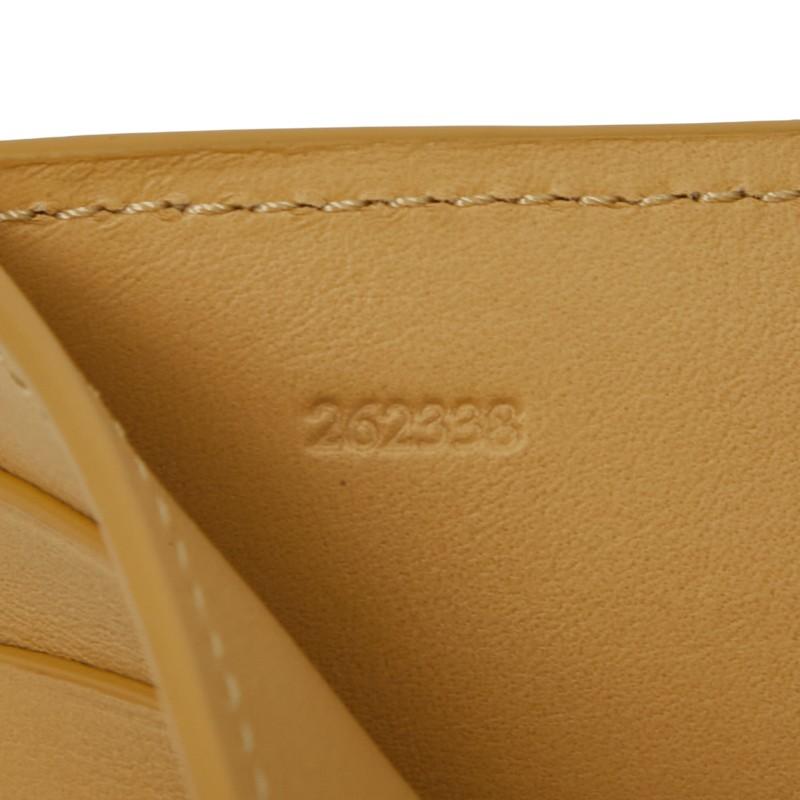LOEWE（ロエベ） アナグラム トライフォールド 三つ折り財布 イエロー
