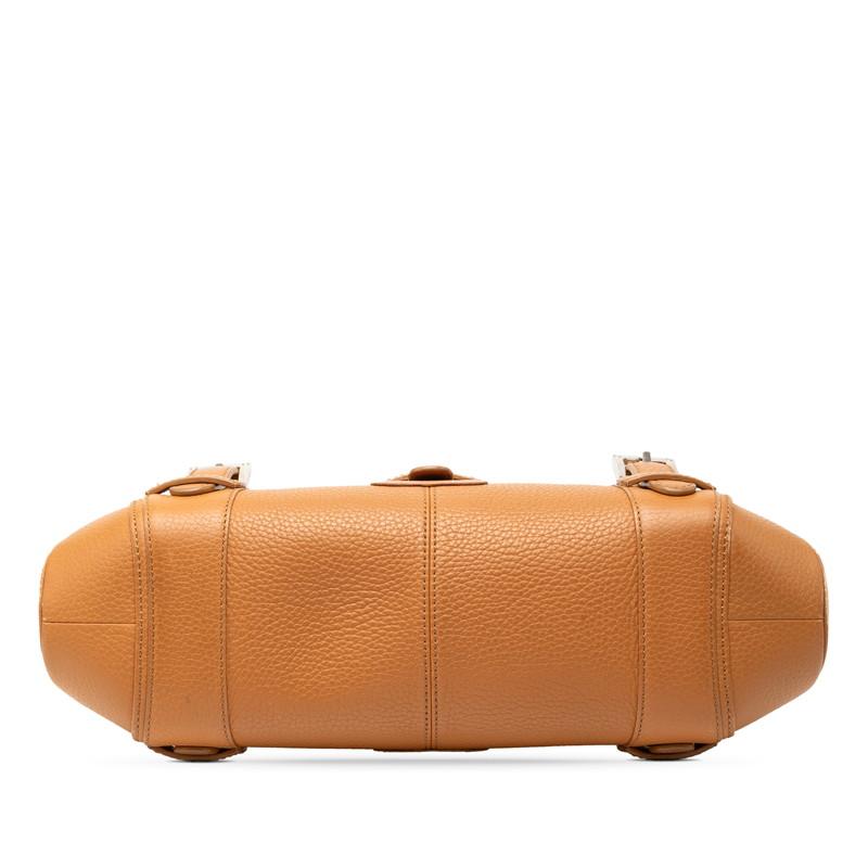 LOEWE（ロエベ） センダ ハンドバッグ ブラウン レザー レディース