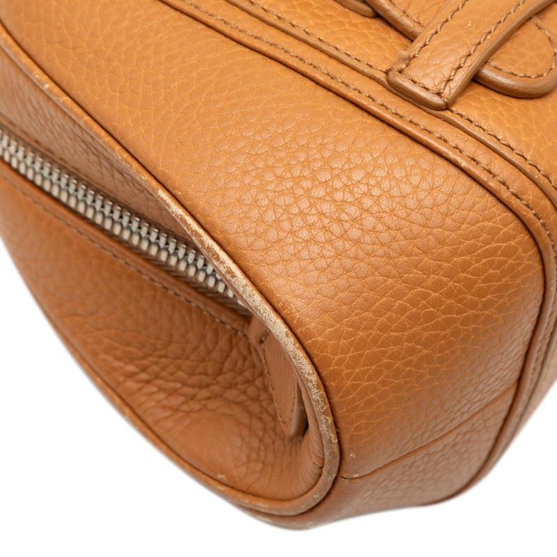 LOEWE（ロエベ） センダ ハンドバッグ ブラウン レザー レディース