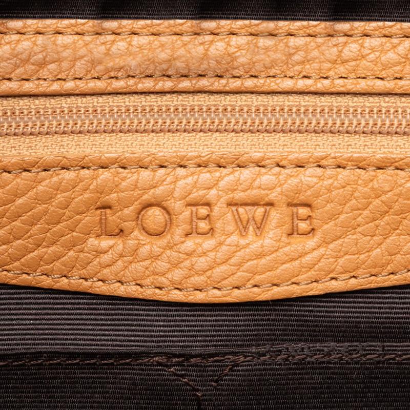 LOEWE（ロエベ） センダ ハンドバッグ ブラウン レザー レディース