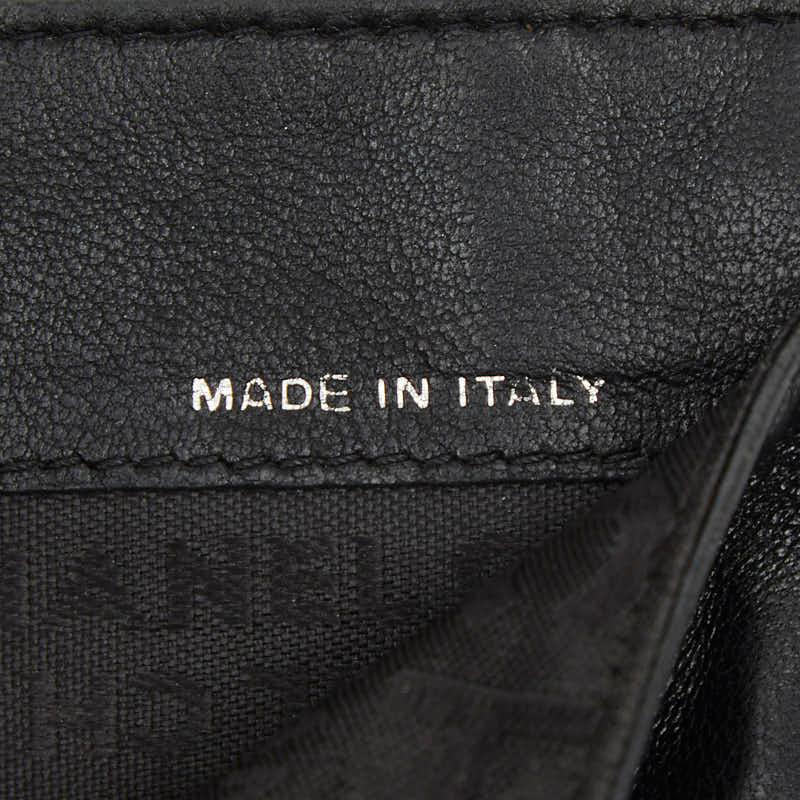 CHANEL（シャネル） アイコン 二つ折り財布 A24212 ブラック レザー