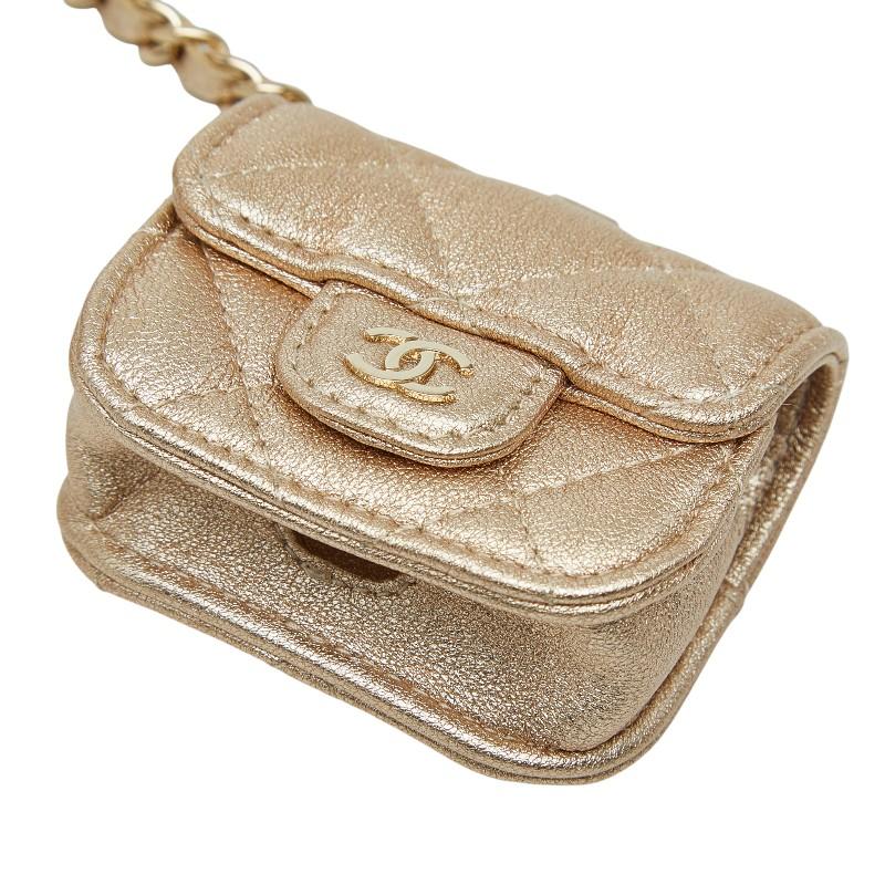 CHANEL（シャネル） ココマーク マトラッセ コインケース AirPods
