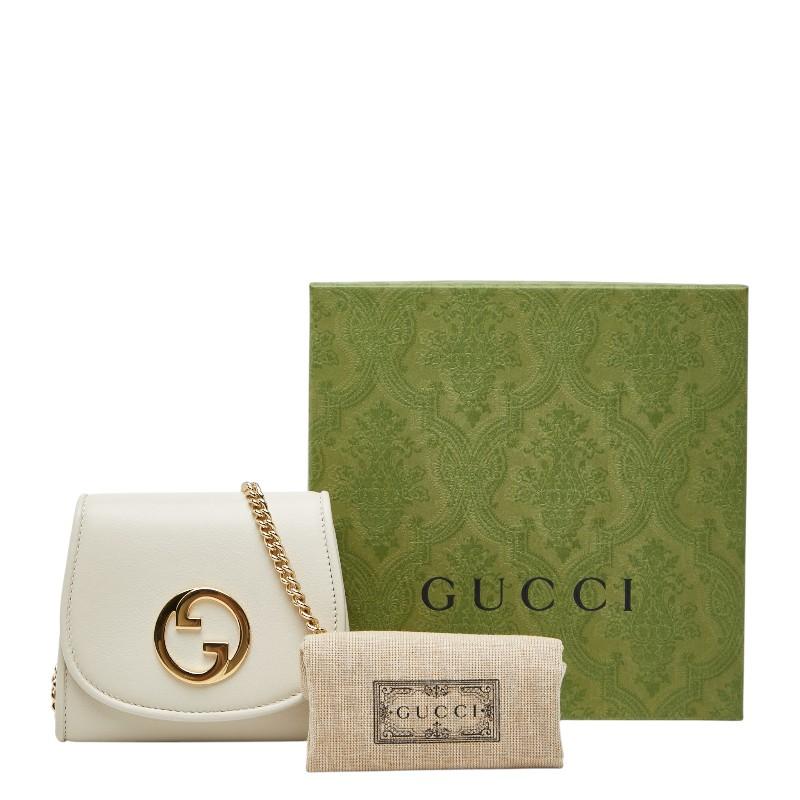 GUCCI（グッチ） インターロッキングG ブロンディ ミディアム チェーン 