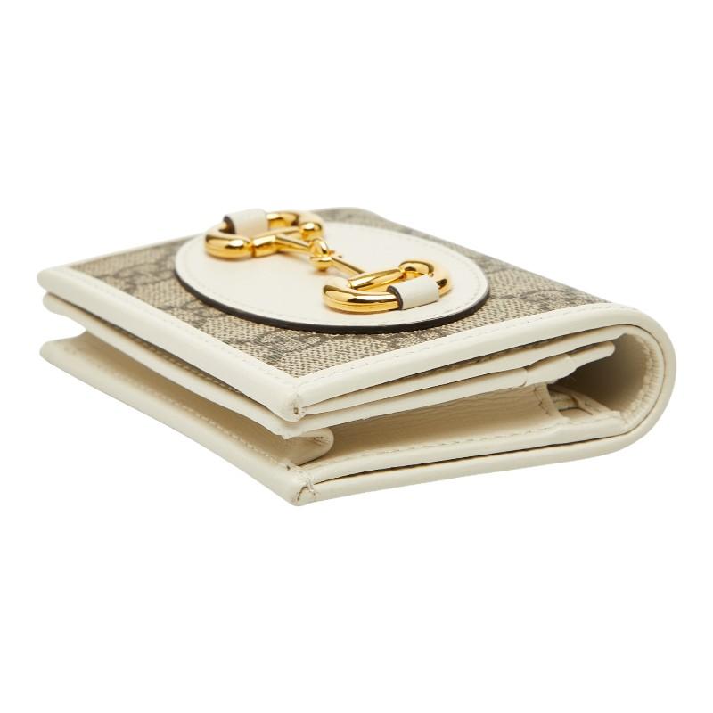 GUCCI（グッチ） GGスプリーム ホースビット 1955 二つ折り財布