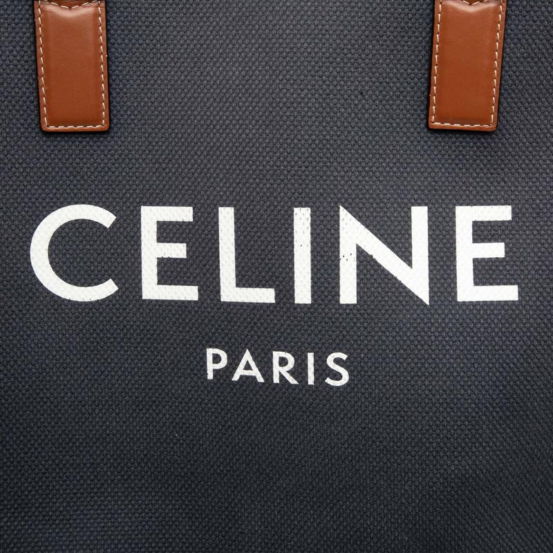 CELINE（セリーヌ） ホリゾンタル カバ トートバッグ ネイビー