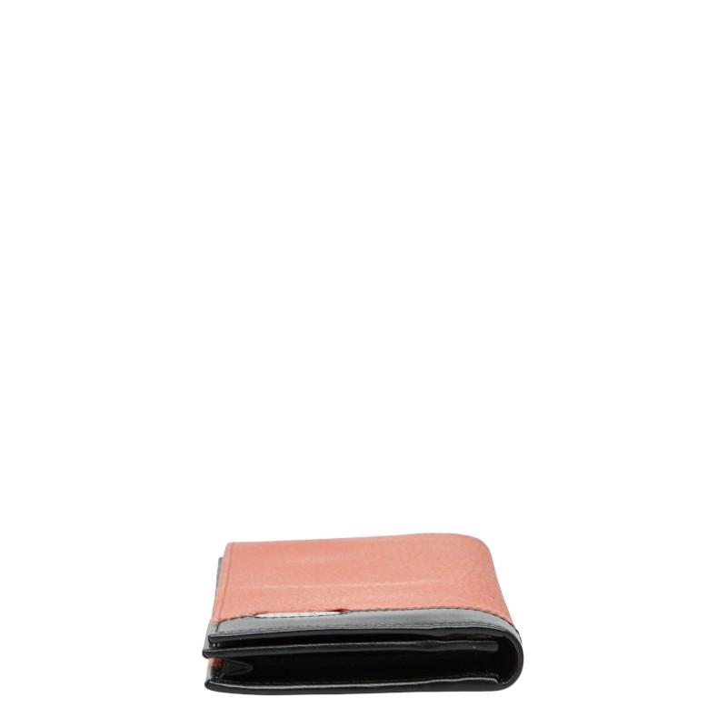 BVLGARI（ブルガリ） オクト 長財布 オレンジ ブラック レザー メンズ