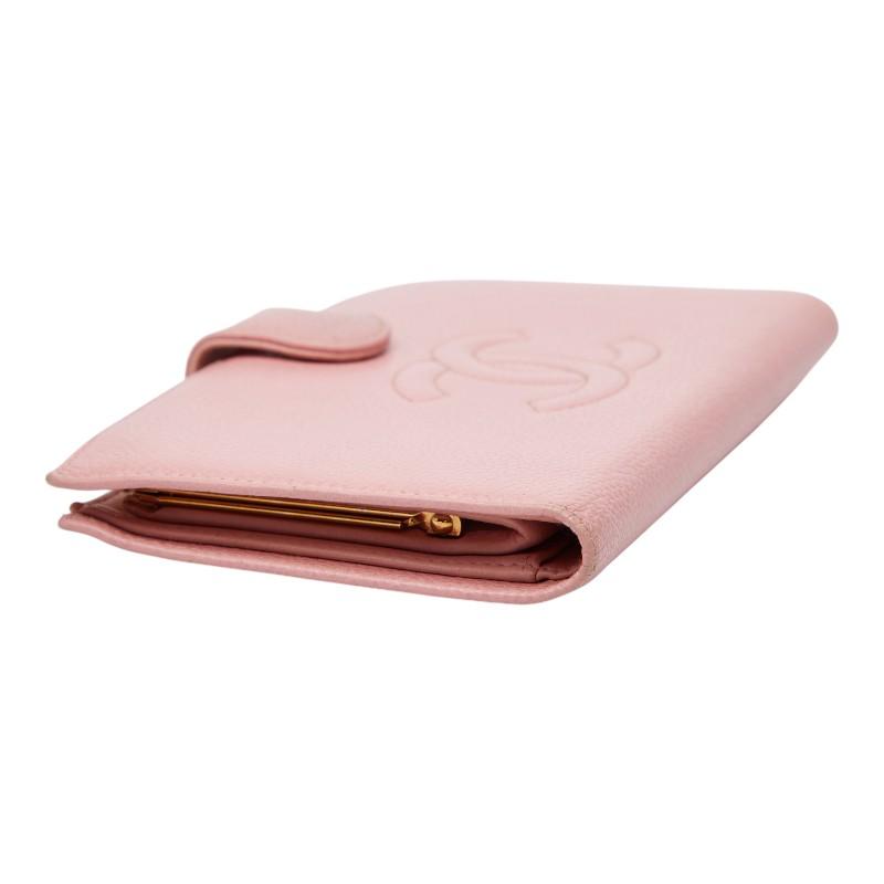 CHANEL（シャネル） ココマーク 長財布 ピンク キャビアスキン