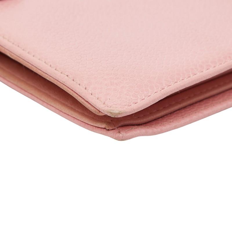 CHANEL（シャネル） ココマーク 長財布 ピンク キャビアスキン