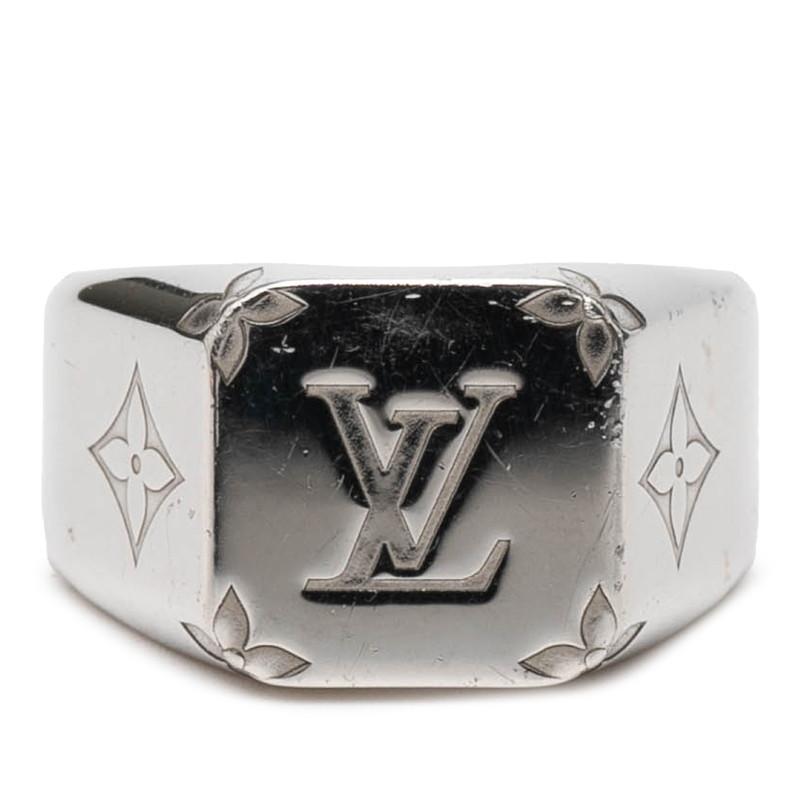 LOUIS VUITTON シグネットリング M00625 モノグラム　シルバー LOUIS VUITTON（ルイ・ヴィトン） ルイ ヴィトン モノグラム