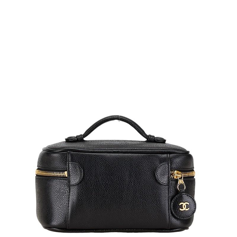 CHANEL（シャネル） ココマーク バニティバッグ ハンドバッグ ブラック