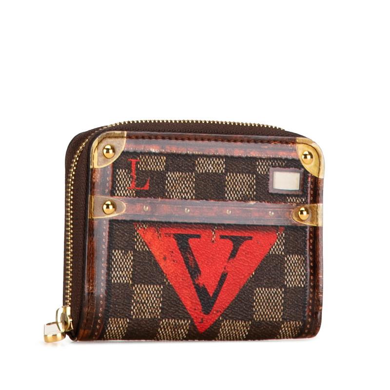 LOUIS VUITTON ルイ ヴィトン ダミエ トランクタイム ジッピーコイン 