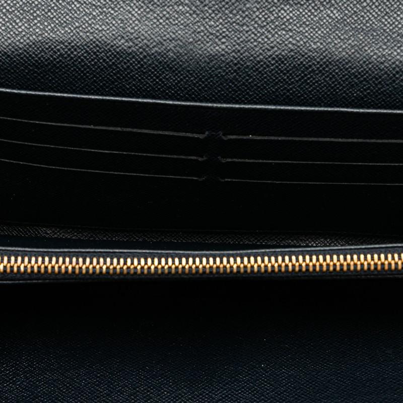 【希少モデル】ルイヴィトン 長財布 ユタ ポルトフォイユサラ キュイール 紺 LOUIS VUITTON（ルイ・ヴィトン） ルイ ヴィトン ユタ ポルトフォイユ