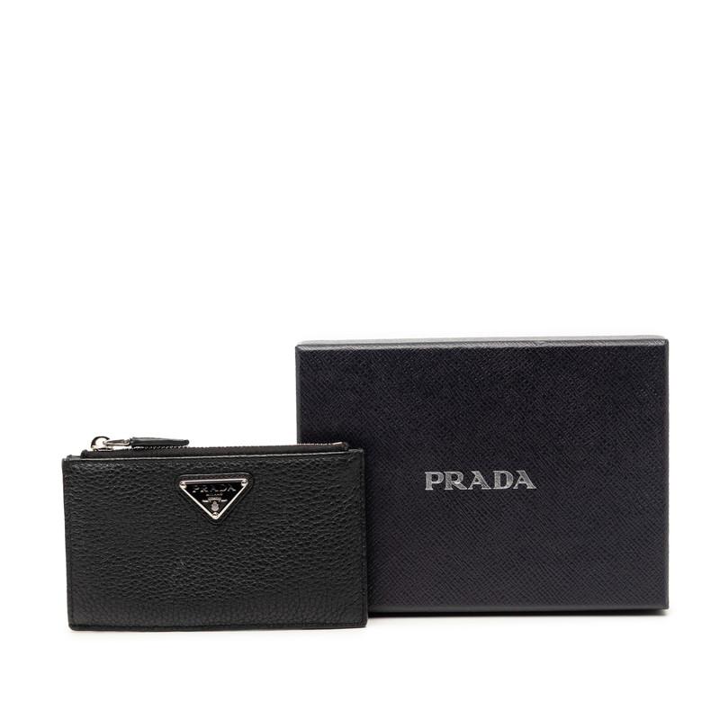 PRADA（プラダ） 三角ロゴプレート カードケース コインケース