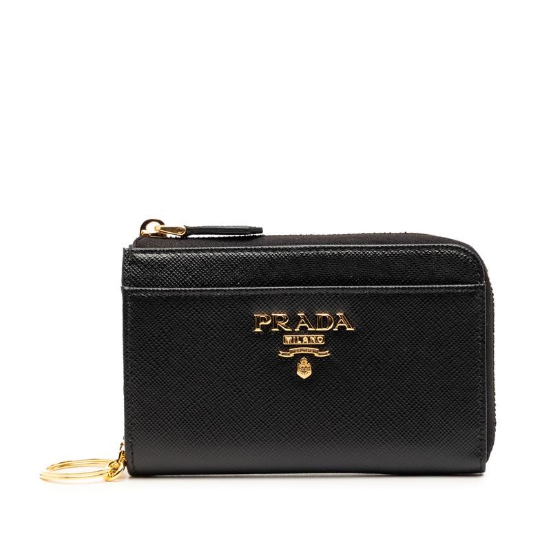 PRADA（プラダ） コインケース コンパクトウォレット 財布 ブラック