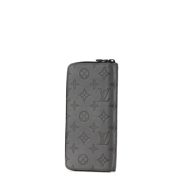 【新型】 ルイヴィトン モノグラム シャドウ ヴェルティカル グレー 長財布 LOUIS VUITTON（ルイ・ヴィトン） ルイ ヴィトン モノグラム シャドウ
