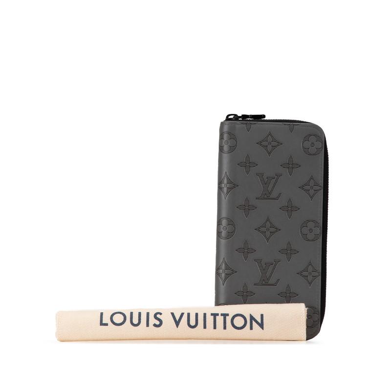 LOUIS VUITTON ルイ ヴィトン モノグラム シャドウ ジッピーウォレット  