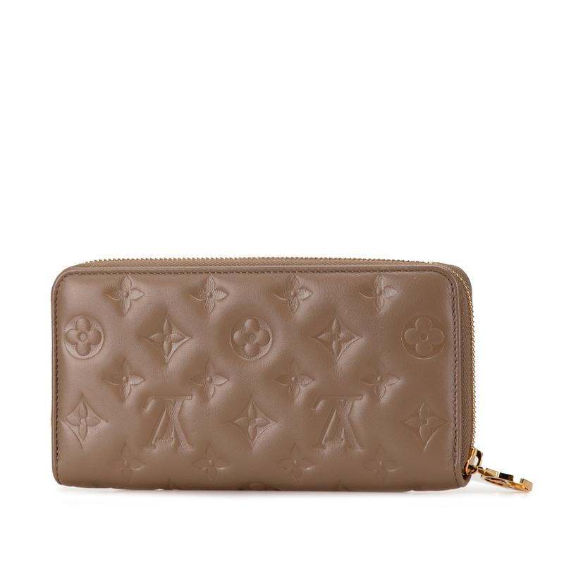LOUIS VUITTON ルイ ヴィトン モノグラム エンボス ジッピー