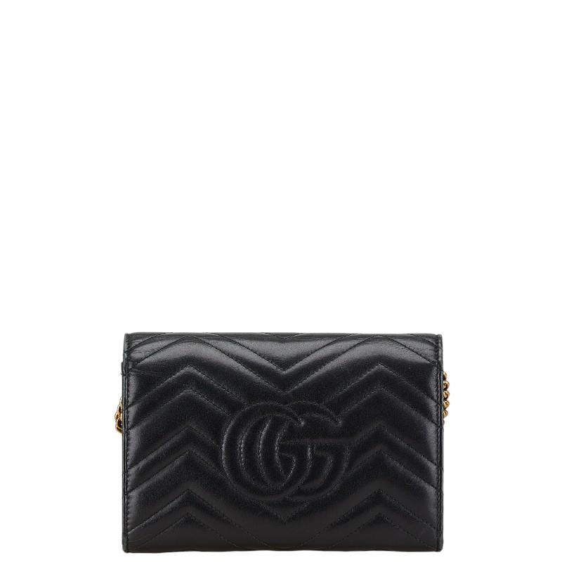 GUCCI（グッチ） GGマーモント チェーン ショルダーウォレット バッグ