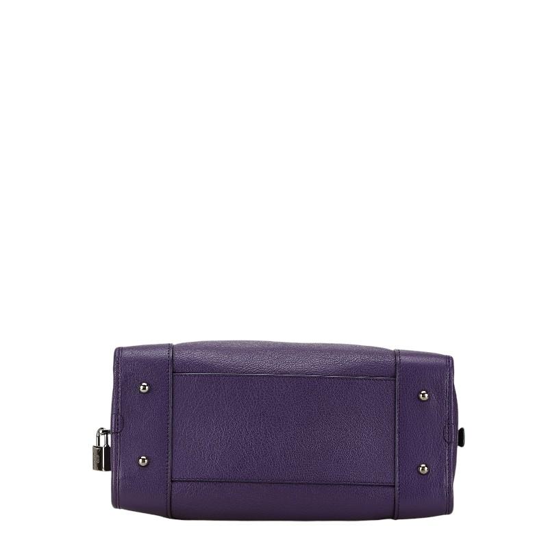 LOEWE ロエベ アマソナ28 ハンドバッグ パープル グレインカーフ LOEWE ロエベ アマソナ28 ハンドバッグ パープル グレインカーフ