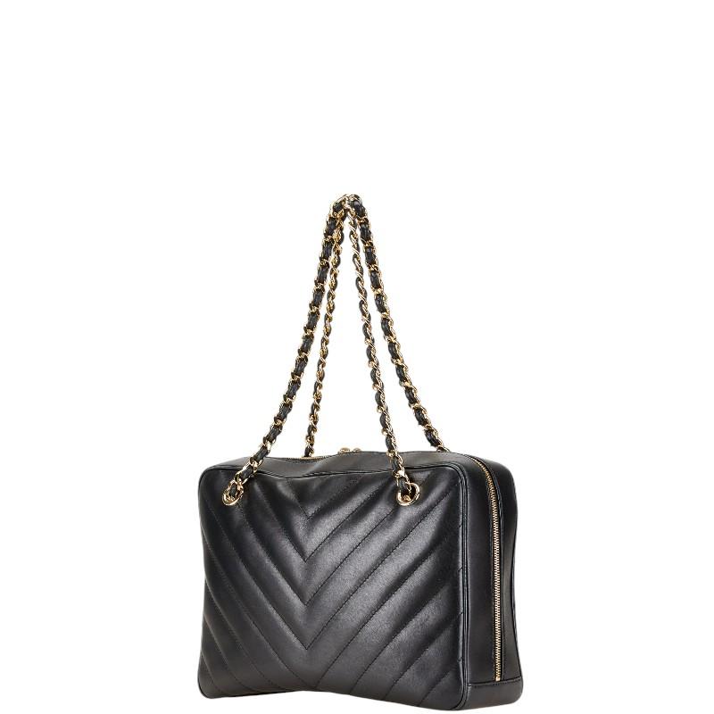 CHANEL（シャネル） Vステッチ ココマーク チェーン ショルダーバッグ 